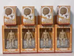 ねんどろいどどーる カスタムヘッド＆Boyボディ（cinnamon）各4個セットのサムネイル