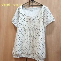 プロポーション カットソー ブラウス Lサイズのサムネイル