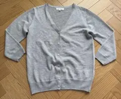CLOSSHI Vネックカーディガン グレー M