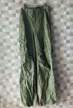 パンツ【XXS 】wild fable カーゴパンツ オリーブグリーン 古着