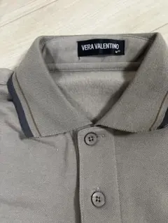 VERA VALENTINO グレー 長袖ポロシャツ