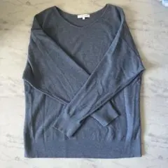 GLOBAL WORK グレー 長袖ニット L