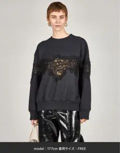 prank project レースニット　Black