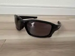 Oakley スポーツ サングラス 黒 偏光レンズ ジャンク品 釣り ゴルフ