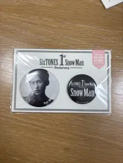 SnowMan 1st Anniversary ピンバッジ 2個セット