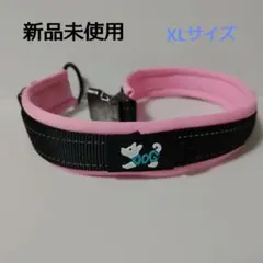 ✨️新品未使用✨️犬用首輪 ネオプレン製 反射材付き ピンク　XLのサムネイル