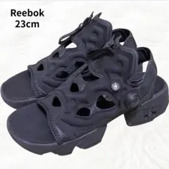 美品⭐︎Reebok インスタポンプフューリー ジップ サンダル 23cm 黒のサムネイル