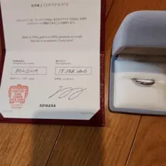 Cartier カルティエ Pt950 リング サイズ58　私的刻印なしのサムネイル