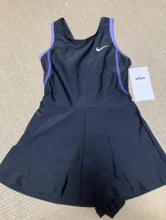 【期間限定お値下げ中】Nike 女児 水着 120 黒/紫 キュロット