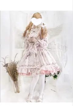 ロリータワンピースピンク