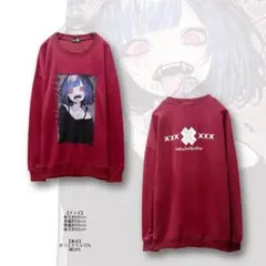 新品未使用❗️VAMPIRE EYE RED COLOR PULLOVER