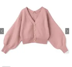 グレイル　GRL パールボタンニットカーディガン[kz27] ピンク　F