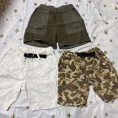 男の子　ハーフパンツ 3点セット★110㎝