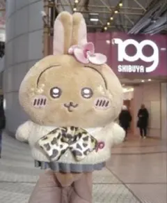 ちいかわ YZ 9090 マスコット ぬいぐるみ うさぎ ギャル GAL 渋谷