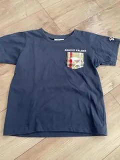 ARNOLD PALMER ネイビー Tシャツ チェックポケット