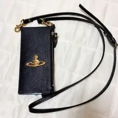 美品☆Vivienne Westwood スマホ　お財布ショルダー 黒