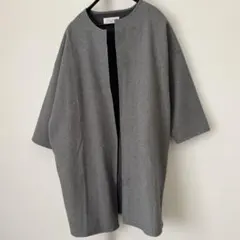 chocol raffine グレー ロングコート