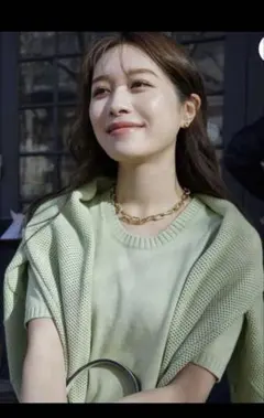 【新品未使用】laubeblanc basket knit cardigan