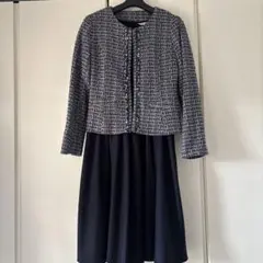 あおぞら様専用　入学式　卒業式　ママスーツ　セットアップ　ツイード