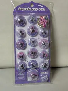 ♡クロミ♡✴カプセルポップシール✴★サンリオ★ 【正規品】カミオジャパン