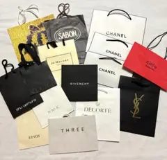 ♥︎デパコスショッパーまとめ売り　CHANEL YSL他  15枚