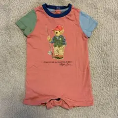 美品 Ralph Lauren ポロベア ロンパース 70cm