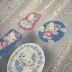 【激レア・2004年当時物】海外限定 ハローキティエンジェル 3Dシール 平成