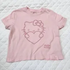 【美品】 H＆M ハローキティ 刺繍 Tシャツ 100サイズのサムネイル