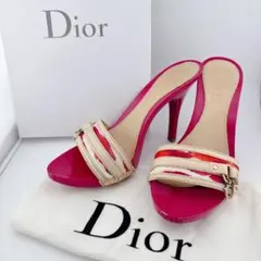 Dior ガリアーノ期 Y2K ヴィンテージ オープントゥ ミュールのサムネイル