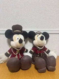 GODIVA コラボ ミッキー・ミニー ぬいぐるみセット - メルカリ