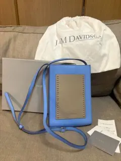 激レア】J&M Davidson ライトブルー ショルダーバッグ - メルカリ
