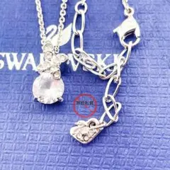 スワロフスキー　フラワークリスタルネックレス