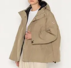 DANTON ベージュ DOWN HOODED JACKET