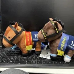 サラブレッドコレクション　競走馬　ぬいぐるみ ２つセット