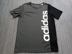 adidas Tシャツ ドライT スポーツウェア グレー ブラック160cmのサムネイル