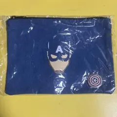 MARVEL シビルウォー Happyくじ キャプテンアメリカ マルチポーチのサムネイル