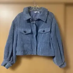数回着用　INGNI コーデュロイ クロップドジャケット