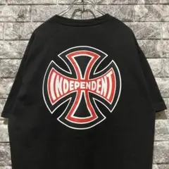 INDEPENDENT アイアンクロス Tシャツ フェード ◎墨黒 NHSタグ - メルカリ