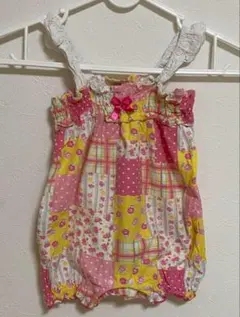 プティマイン　ロンパース　80サイズ　女の子