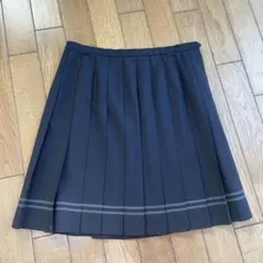 イーストボーイ 黒のプリーツスカート サイドポケット付き