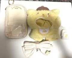 サンリオ ポムポムプリン アクスタケース リボン ぬいぐるみコスチューム セット