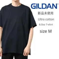 新品未使用 ギルダン ウルトラコットン 6oz 無地 半袖Tシャツ ブラック M