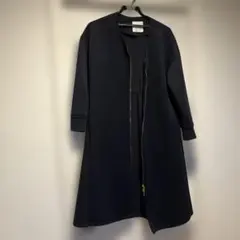 HERENCIAヘレンチア バックシャンフリル ロングコート - メルカリ