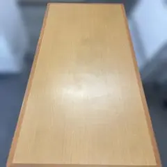 ⭐️引き取り限定⭐️ITOKI 木目調長方形テーブル 黒脚付き