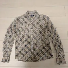 Burberry チェック柄　長袖シャツ　 Lサイズ