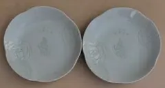 国宝 合掌土偶 絵皿 2枚セット 陶磁器 箱無し