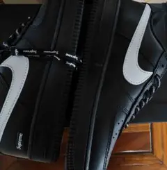 Supreme nike air force 1 low blackwhite