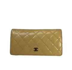 シャネル　CHANEL キャビアスキン　長財布