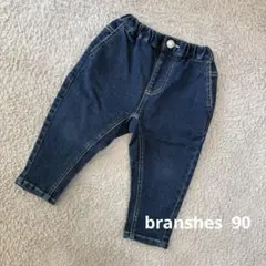 branshes ガーデナーテーパードデニムパンツ　90 ダークブルー