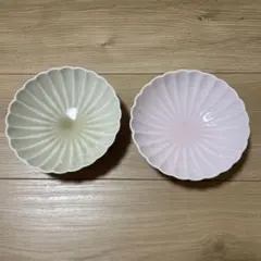 未使用】深川製磁 3色 菊割 小鉢 輪花 - メルカリ